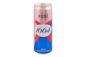 Пиво специальное 330мл 4.5% пшеничное пастеризованное Rose Edition Kronenbourg 1664 ж/б