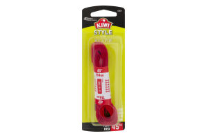 Kiwi Style Shoe Laces Flat Red