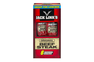 Jack Link's Original Beef Steak - 6 CT