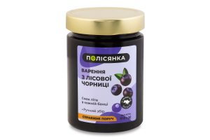 Варенье из лесной черники стерилизованное Полісянка с/б 410г