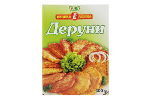 Суміш д/дерунів Велика ложка 300г коробка Еко