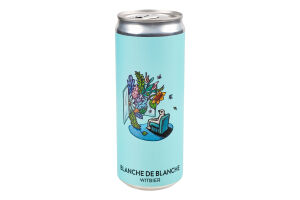 Пиво 0.33л 4.2% світле нефільтроване непастеризоване Blanche de Peche Varvar з/б