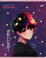 Зошит Anime star А5 клітинка 12аркушів Yes