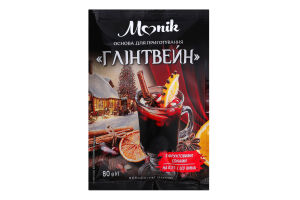 Концентрат напитка основа для приготовления Глинтвейн Monik м/у 80г