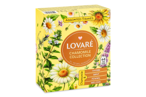 Чай цветочный ассорти Ромашка Chamomile collection Lovare к/у 32х1.3г