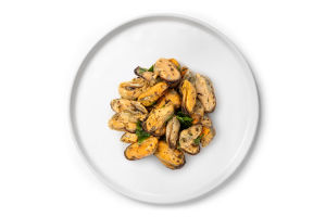 Мидии в соусе Чимичурри