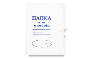 Папка А4 картонна на зав"язках 0,35 Бумвест