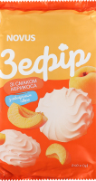 Зефир с яблочным пюре со вкусом абрикоса Novus м/у 240г