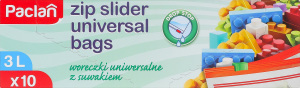 Paclan пакети iз замком-застібкою 27Х28СМ(3Лх10шт)20шт