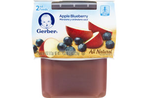 Gerber Apple Blueberry 2nd Foods