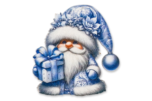 Прикраса новорічна Mislt Фігурка казкова 2Д дерев