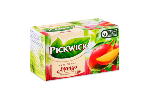 Чай черный ароматизированный с кусочками манго Mango Pickwick к/у 20х1.5г