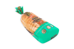 Батон нарізний із пшеничного борошна Звичний Рум'янець м/у 400г