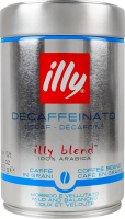 Кофе натуральный жареный в зернах Decaffeinato Illy ж/б 250г