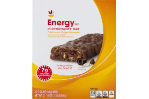 Ahold Energy Performance Bar Chocolate Fudge Brownie - 12 CT