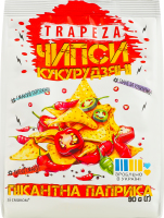 Чипсы кукурузные Пикантная паприка Trapeza м/у 90г