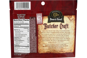Boar's Head Butcher Craft Beef Jerky Teriyaki Style