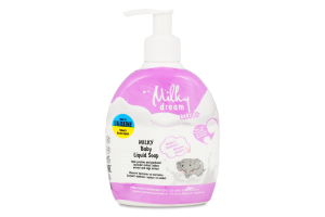 Мило рідке дитяче Мамина ніжність 250мл з дозатором Мілкі дрім