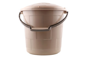Відро з кришкою 15л №211304 Follow Me 1шт