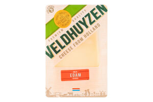 Сир Veldhuyzen Kaas Эдам 40% кор/мол нарізаний