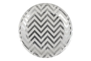 Н-р Тарелки Зигзаг бумажные 23см 6шт