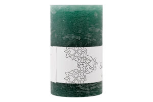 Свічка Циліндр зелено-блакитна Candy Light