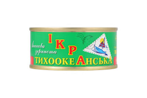 Икра лососевая зернистая Тихоокеанська ж/б 100г
