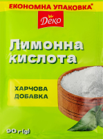 Кислота лимонна Деко м/у 90г
