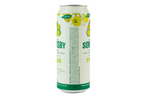 Сидр 0.5л 4.7% з грушевим соком напівсолодкий Груша Somersby з/б
