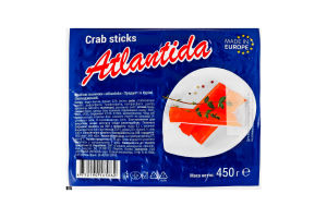 Палички крабові Atlantida охол в/у 450г