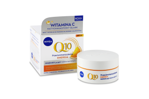 Крем денний проти зморшок SPF15 Посилення сяйва Q10 Енергія Nivea 50мл