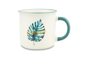 Чашка Листя 380мл кераміка