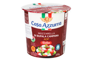 Сир Casa Azzurra Моцарела Camapna AOP кульк буйв/м