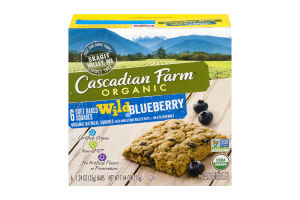 Cascadian Farm Organic Soft Baked Squares Wild Blueberry - 6 CT