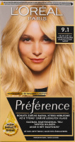 Фарба для волосся Preference №9.1 L'Oreal Paris 1шт