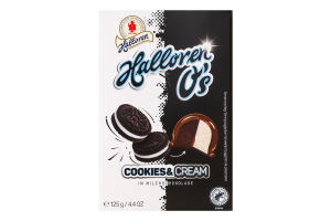 Конфеты в молочном шоколаде Black&White O's Halloren к/у 125г