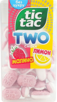 Драже двошарове зі смаком малини та лимона Tic Tac п/у 38.5г