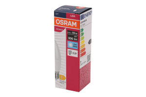 Лампа світлодіодна 6,8W 230V E27 4000К B60 Osram
