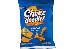 Wise Cheez Doodles Extra Crunchy Cheddar Cheese