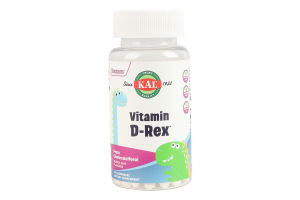 Добавка диетическая таблетки жевательные Витамин D-Rex Dinosaurs KAL 90шт