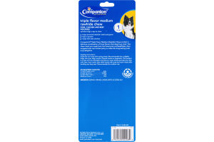 Companion Triple Flavor Medium Rawhide Chew Pork, Chicken and Beef For Dogs - 1 CT
