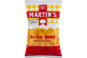 Martin's Bar-B-Q Waffle Potato Chips