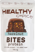 Цукерка в чорному шоколаді Hazelnut Protein bites Healthy Choice д/п 145г