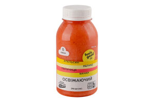 Смузі Feels good з апельс соком банан полуниц ябл