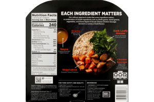 Healthy Choice Power Bowls Chicken Sausage & Barley Bowl