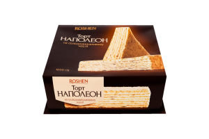 Торт на сладкосливочном масле Наполеон Roshen к/у 1кг
