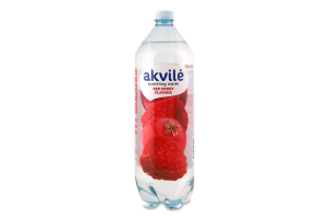 Вода мінеральна слабогазована зі смаком червоних ягід Akvile п/пл 1.5л