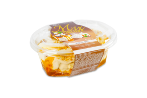 Морозиво 12% з карамельним соусом Kyiv ice cake Mix Deluxe п/у 600г