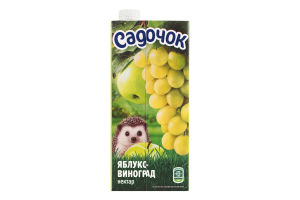 Нектар осветленный пастеризованный Яблоко-виноград Садочок т/п 950мл