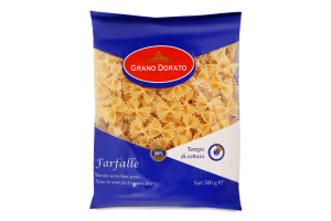 Вироби макаронні Grano dorato бантики В*